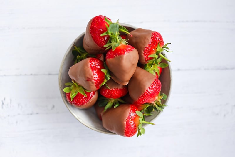 Dark Chocolate Covered Strawberries